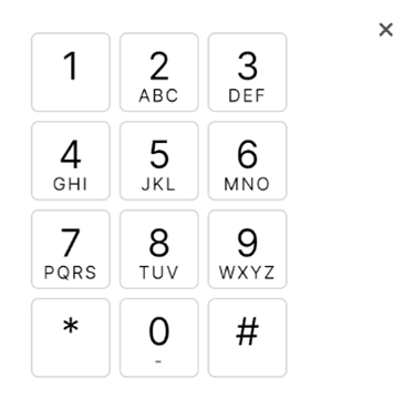Et DTMF-tastatur